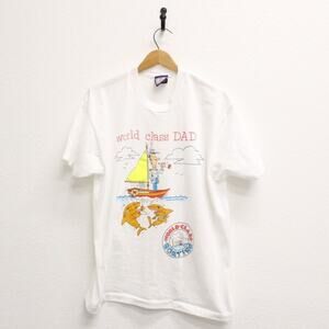 Vintage World Class Dad Boating T Shirt XL